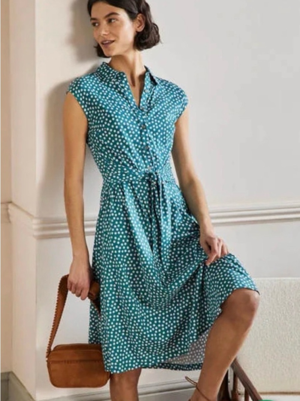Boden Jersey Shirt Dress